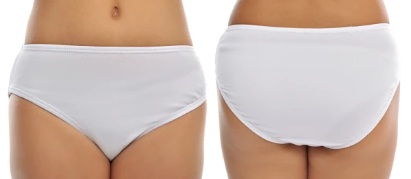 Труси жіночі з вузькою резинкою (011), Бежевий, 80% бавовна + 15% віскоза + 5% лайкра