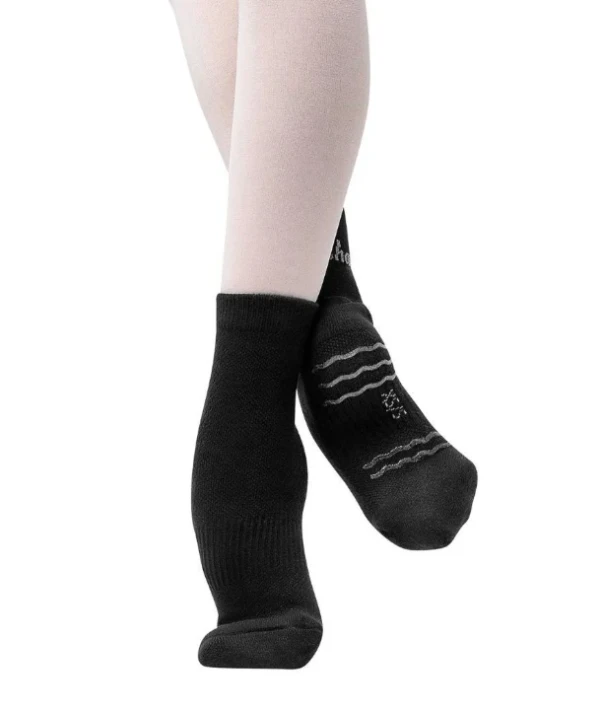 SANSHA Шкарпетки антислизькі, M-L (39,5-48,5), Black/Flu Pink