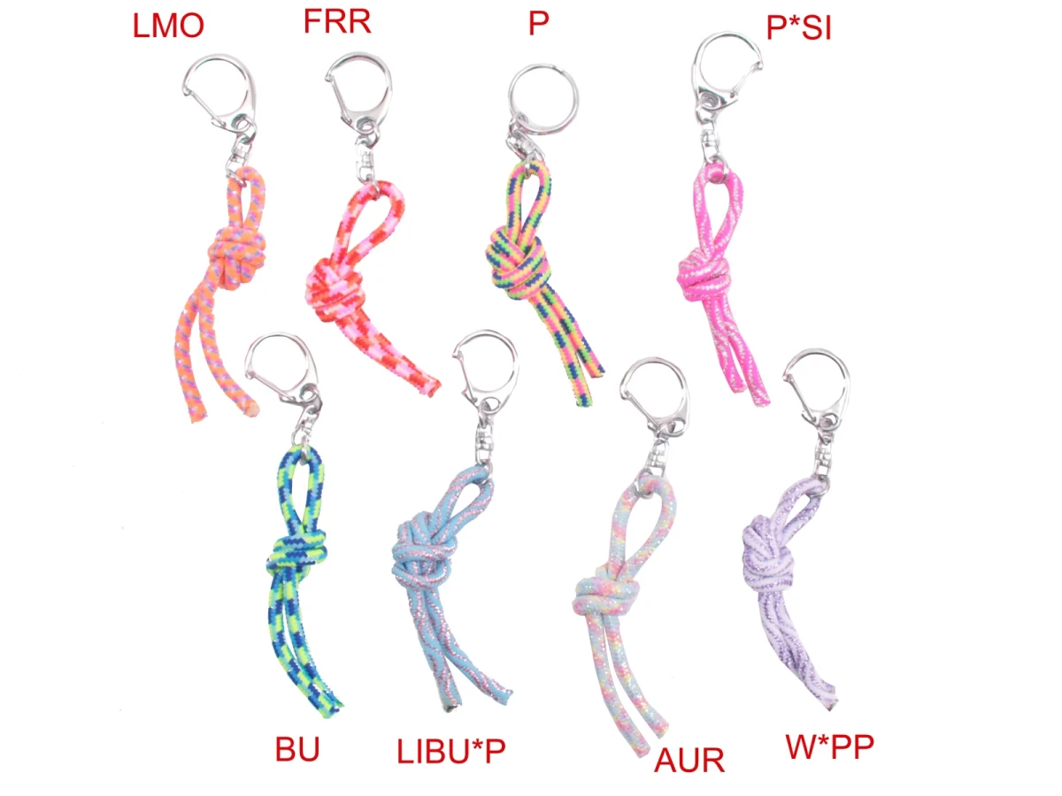 Брелок "скакалка" з блискітка, W*P