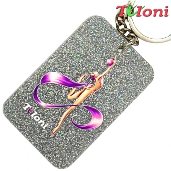 Tuloni Брелок Ponytail "Ball", , Silver, Акрил