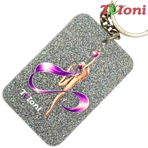 Tuloni Брелок Ponytail "Ball", , Silver, Акрил