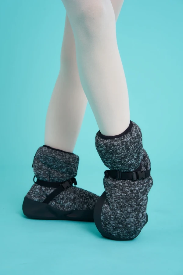 Сапожки разогревочные BAIKAL, Black/Flu Pink, Полиэстер