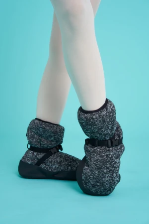 Сапожки разогревочные BAIKAL, Black/Flu Pink, Полиэстер