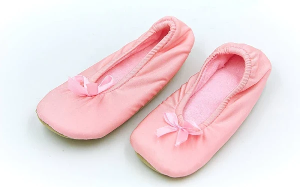 Р - Тапочки балетные, Чёрный, Атлас