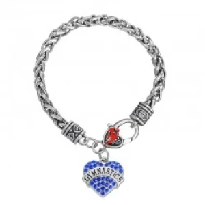 Браслет "Сердце" (525), Синий