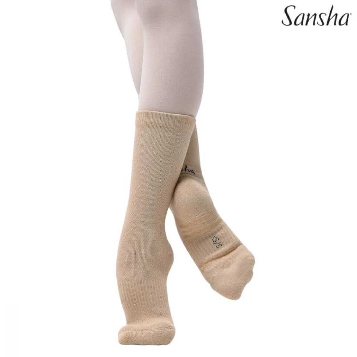 SANSHA Шкарпетки антислизькі, Dark tan, XS-S (33,5-41,5), Dark tan