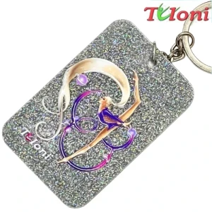 Tuloni Брелок Ponytail "Ribbon", , Silver, Акрил