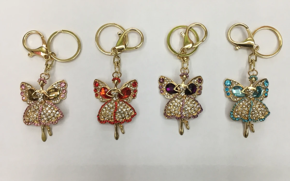 Брелок "Балерина Метелик" (043), Рожевий Брелок "Балерина Метелик" (043), Рожевий