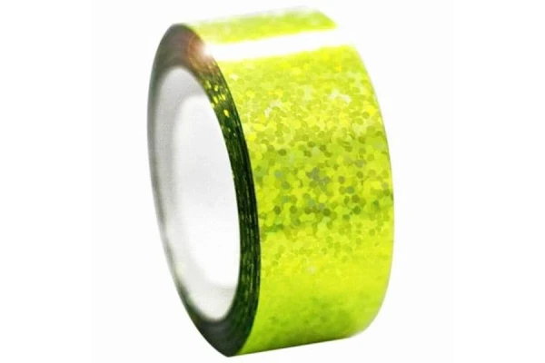 Pastorelli Обмотка diamond metallic (133), 11м, Yellow Green, Винил хлорид