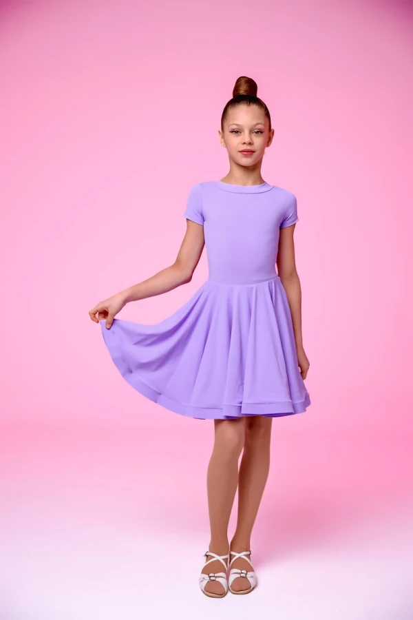 Бейсик короткий рукав "Бланш", Лавандовый, Бифлекс