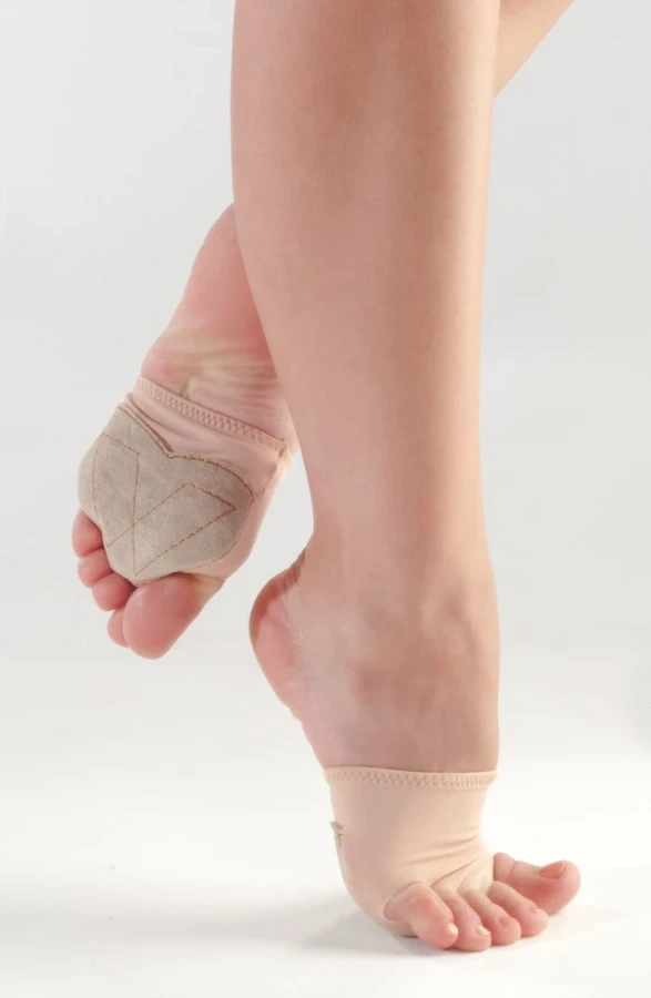 Взуття для контемпу (011), Бежевий, Шкіра / еластан