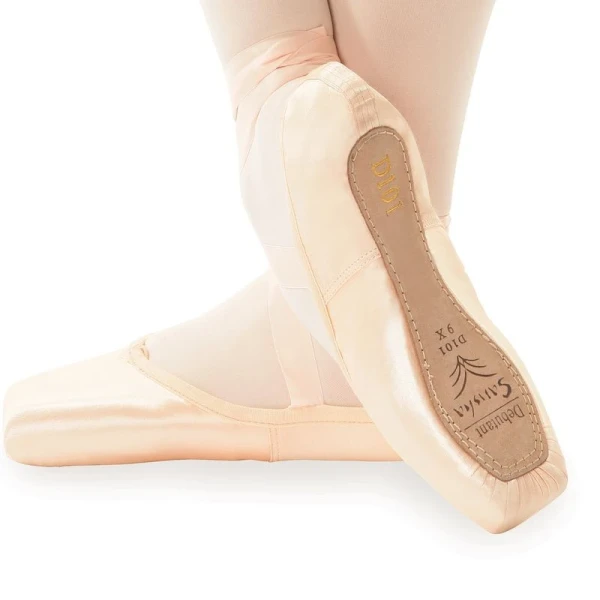 Пуанты DEBUTANTE, Телесный, Атлас