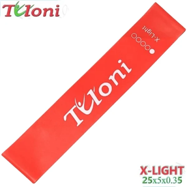 Tuloni Резина для растяжки стопы, 25*5*0,35, Red, Резина