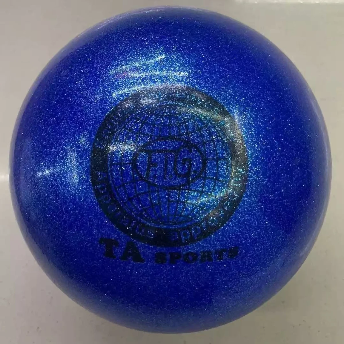 М'яч 16см блискучий, Синій, Резина М'яч 16см блискучий, Синій, Резина