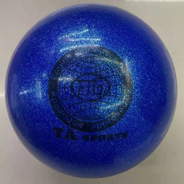 М'яч 16см блискучий, Синій, Резина