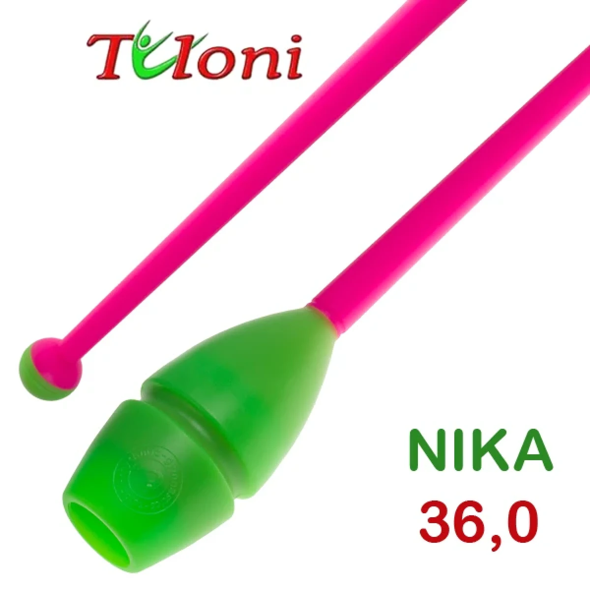 Tuloni Булави, 36 см, Green/Pink, Резина + пластик