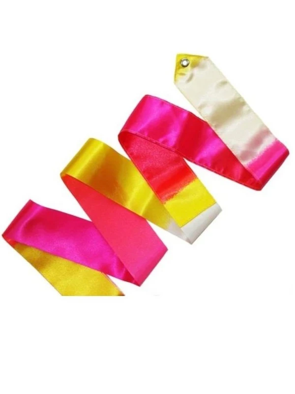 Стрічка, Red/White/Yellow, Штучний шовк