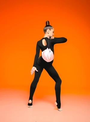 Чохол-петля для м'яча, Чорний/Малиновий, Еластан