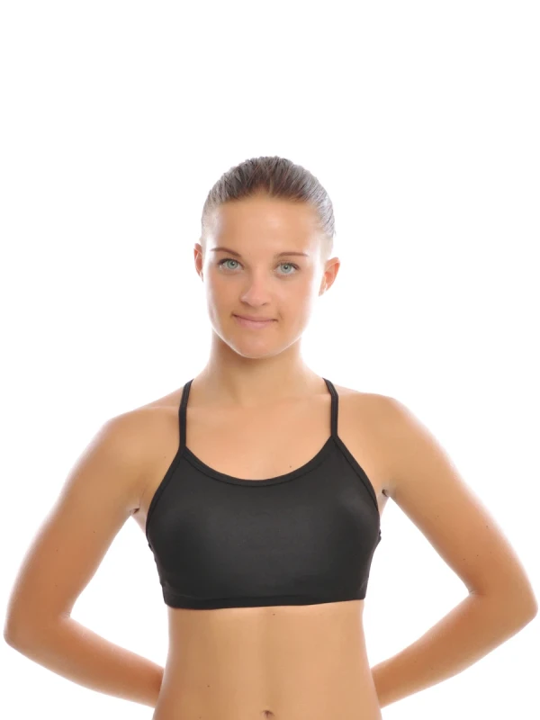 Топ-борцовка на бретелях (011), Бежевый, 90% хлопок + 10% лайкра