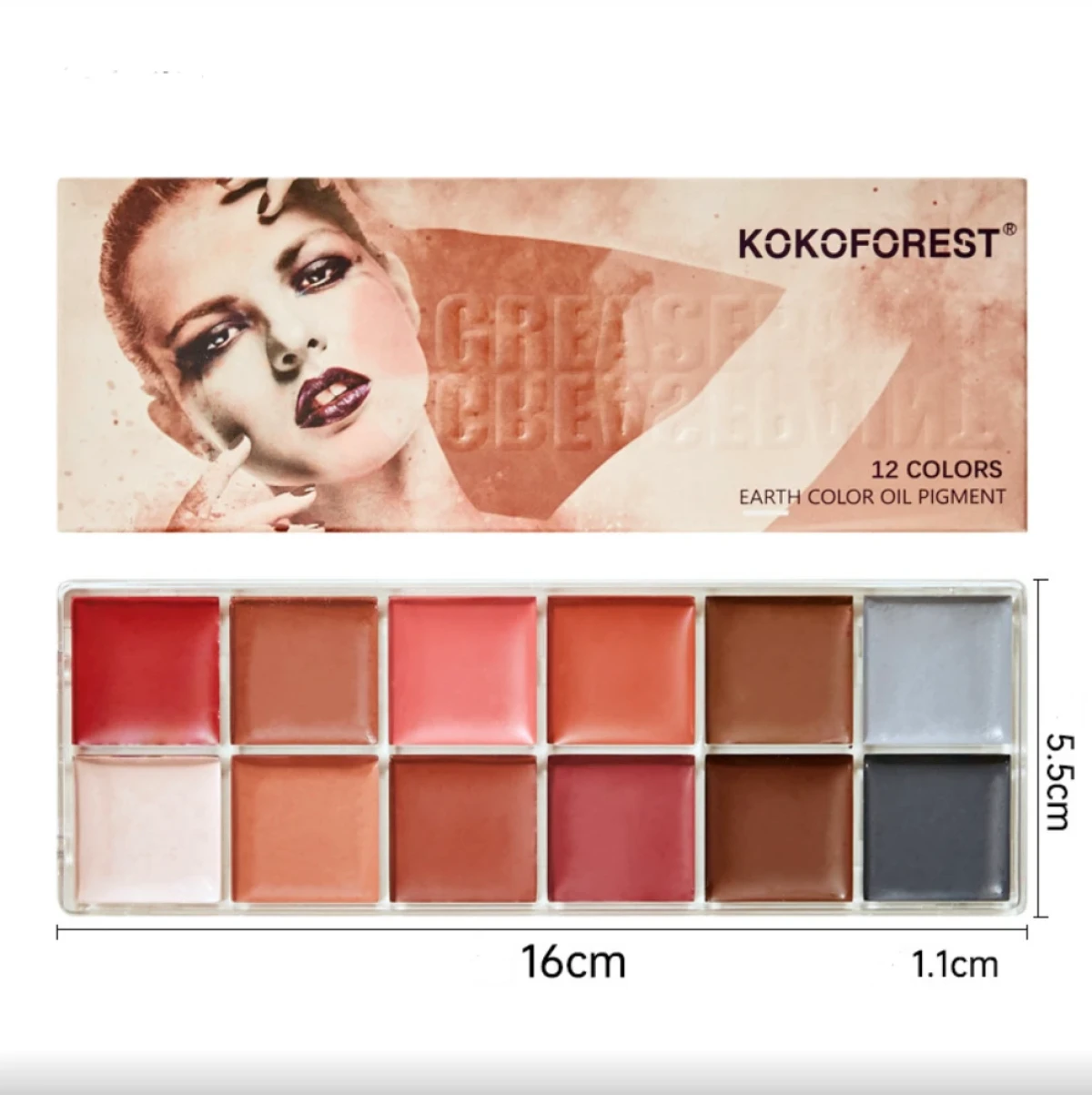 Грим масляний театральний для обличчя і тіла 12 кольорів