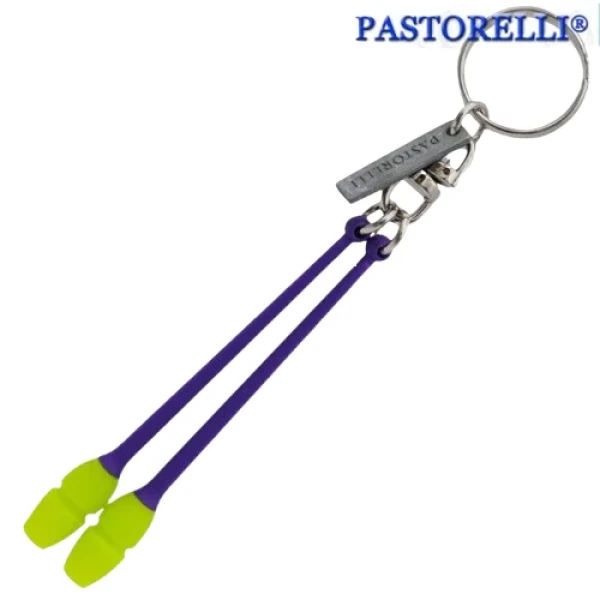 Pastorelli Брелок "Булавы", , Violet/Lime green