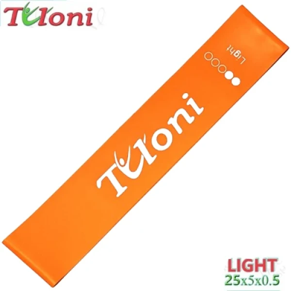 Tuloni Резина для растяжки стопы, 25*5*0,5, Orange, Резина