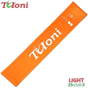 Tuloni Резина для растяжки стопы, 25*5*0,5, Orange, Резина