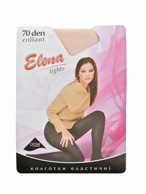 Колготы "ЕЛЕНА" 70 den, Чёрный, 88% микрофибра, 12% дорластан
