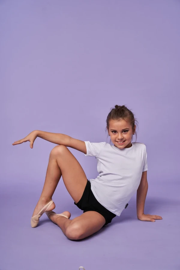 Футболка короткий рукав, Белый, 90% хлопок + 10% лайкра