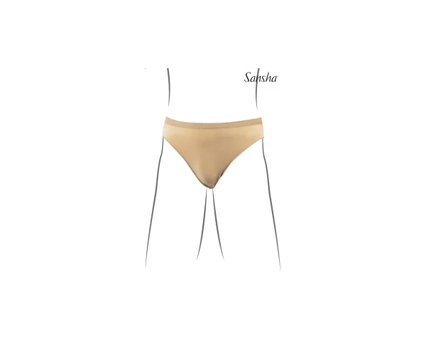 SANSHA Трусы, XS/S, Light tan, 90% нейлон + 10% спандекс