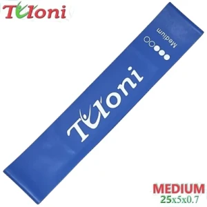 Tuloni Резина для растяжки стопы, 25*5*0,70, Blue, Резина