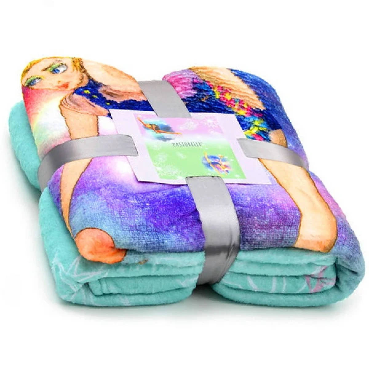 Плед, Разноцветный, Флис