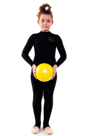 Р - Термокомб. д/р стійка лосини з дір., Чорний, 45% віскоза + 30% бавовна + 25% шерсть