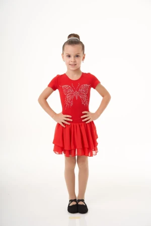 Платье к/р "Николь", Тёмно-голубой (бел), 90% хлопок + 10% лайкра + шифон