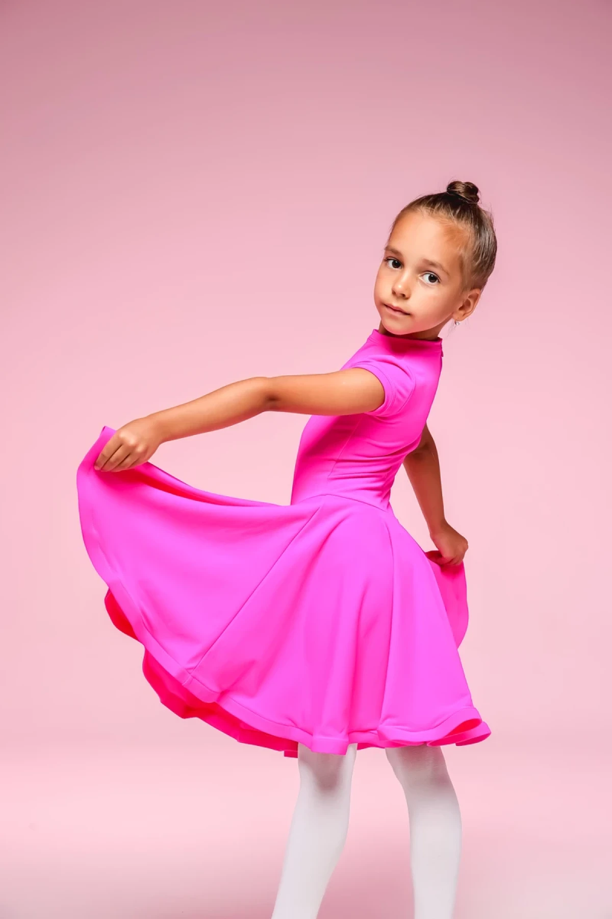 Бейсик короткий рукав "Аурель" (648), Коралл, Бифлекс матовый