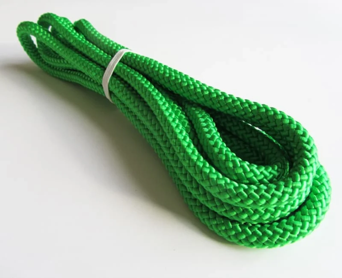 Скакалка 035, Салатовый, Полипропилен + капрон