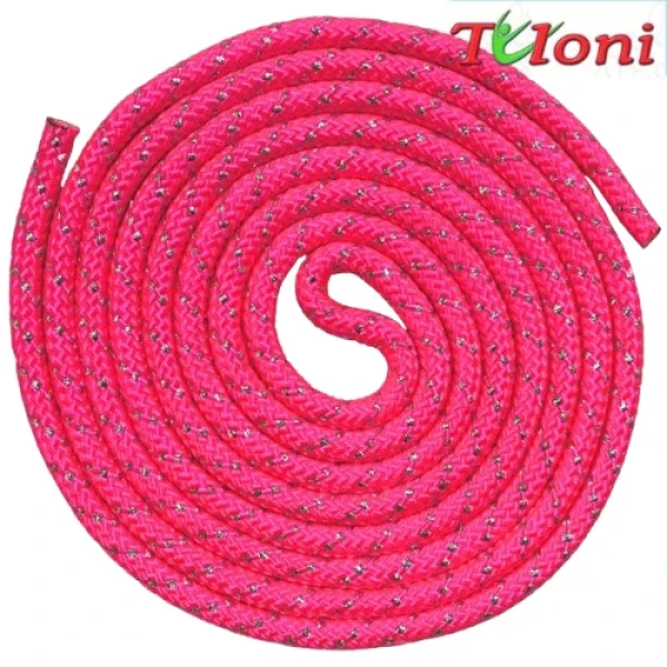 Tuloni Скакалка, 3 м, Fluo pink, Нейлон