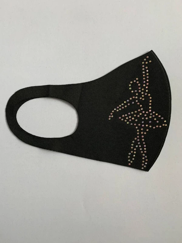 Маска, Чорний/Малиновий, Поліуретан Маска, Чорний/Малиновий, Поліуретан