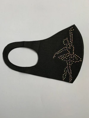 Маска, Чорний/Малиновий, Поліуретан