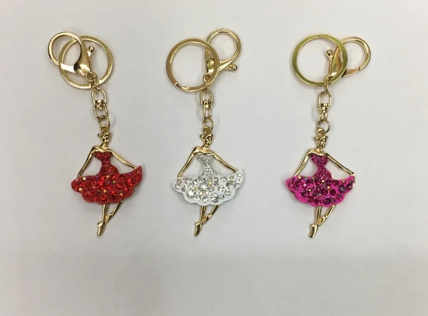 Брелок "Балерина", Белый