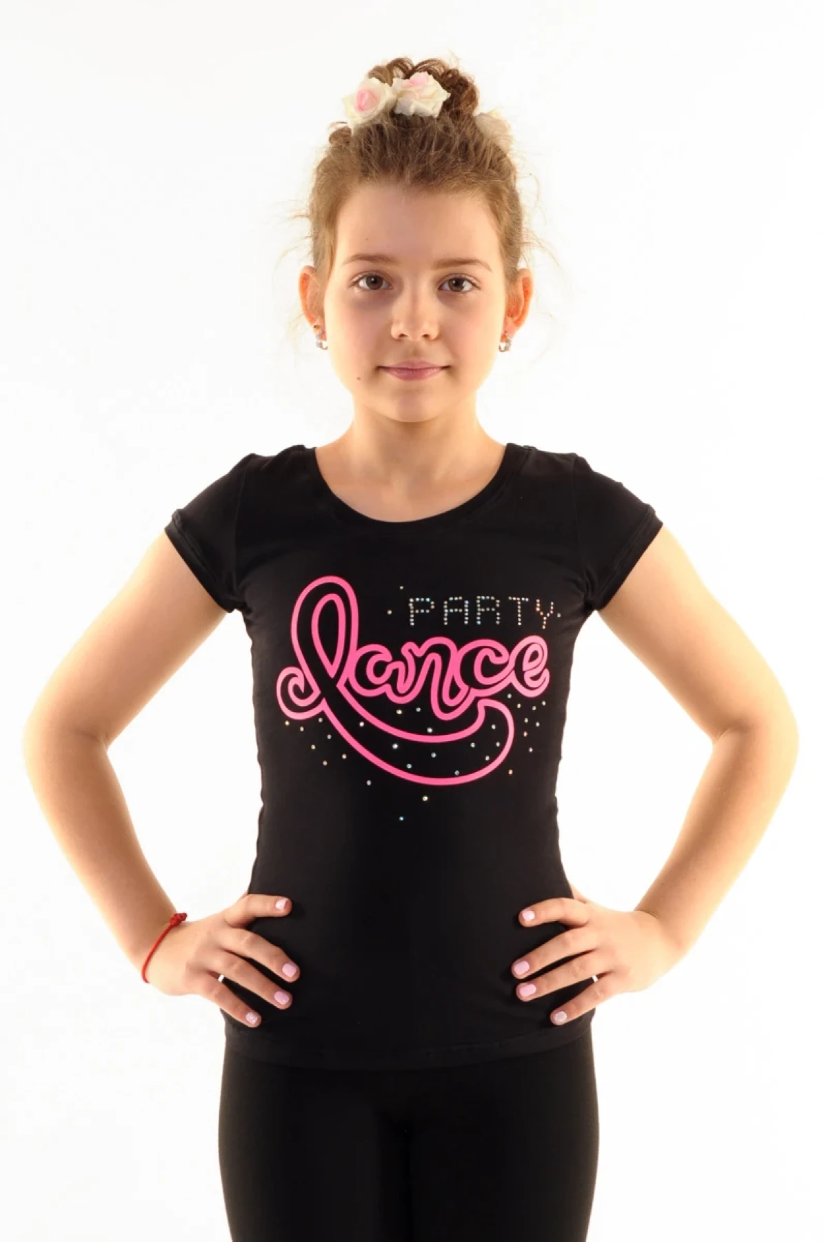 Футболка к/р "Євгенія", Чорний, 90% бавовна + 10% лайкра