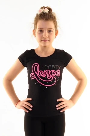 Футболка к/р "Євгенія", Чорний, 90% бавовна + 10% лайкра