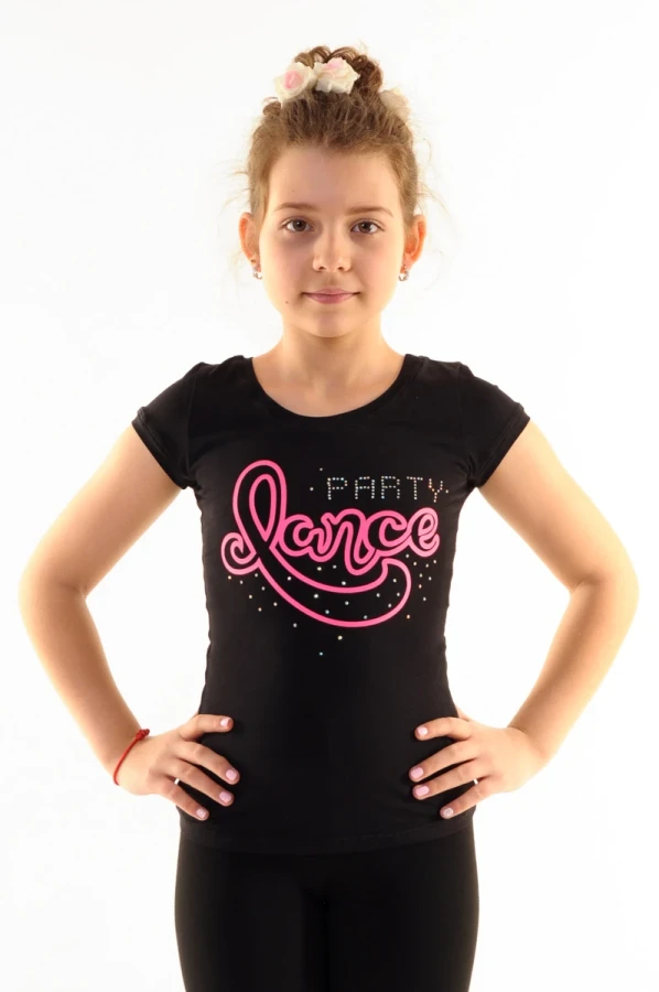 Футболка к/р "Евгения", Чёрный, 90% хлопок + 10% лайкра