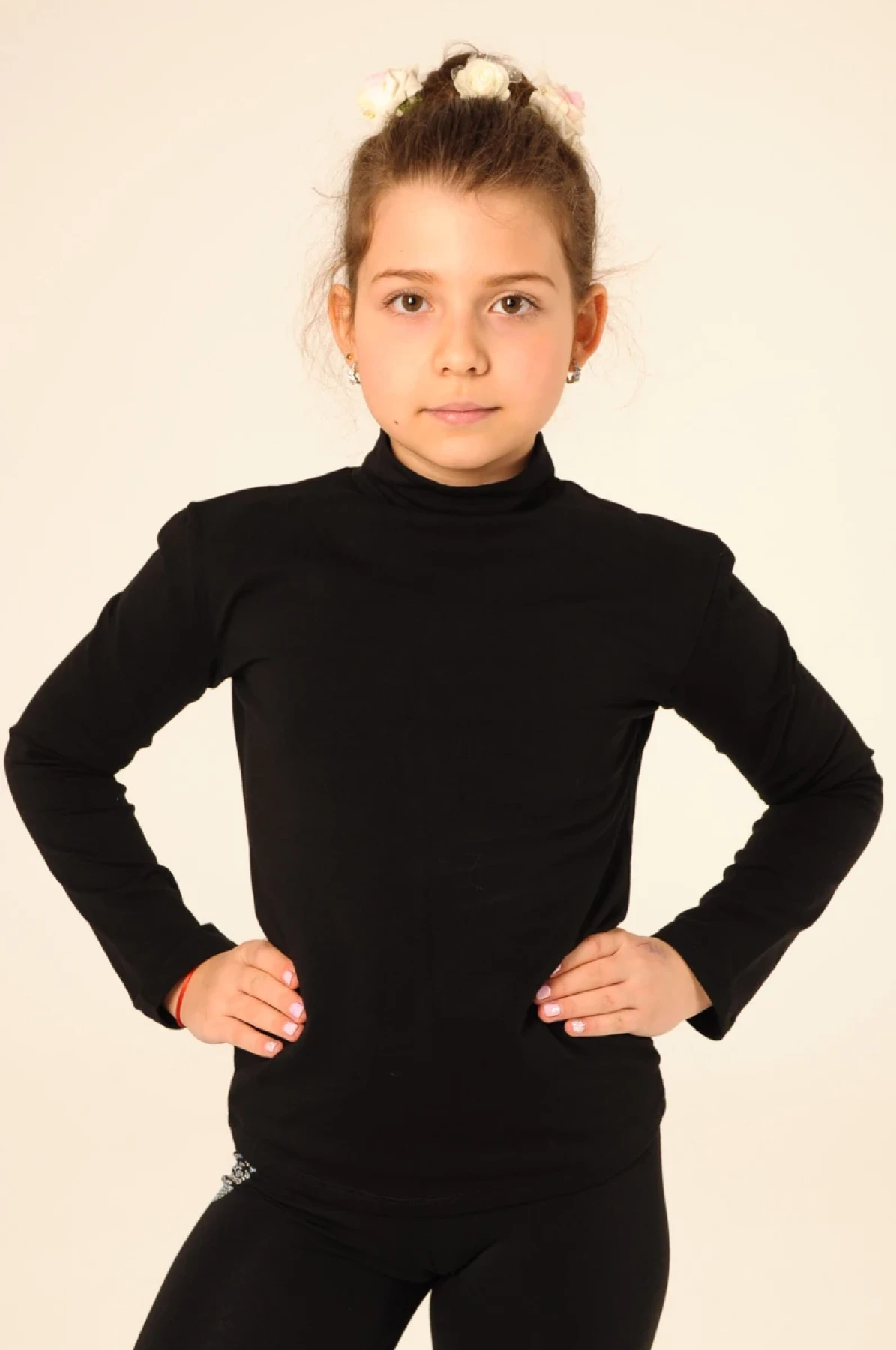 Термобілизна, гольф, Чорний, 45% віскоза + 30% бавовна + 25% шерсть Термобілизна, гольф, Чорний, 45% віскоза + 30% бавовна + 25% шерсть