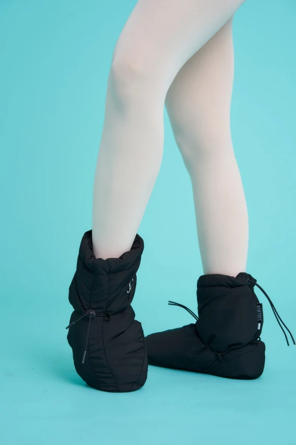 Сапожки разогревочные, Black/Flu Pink