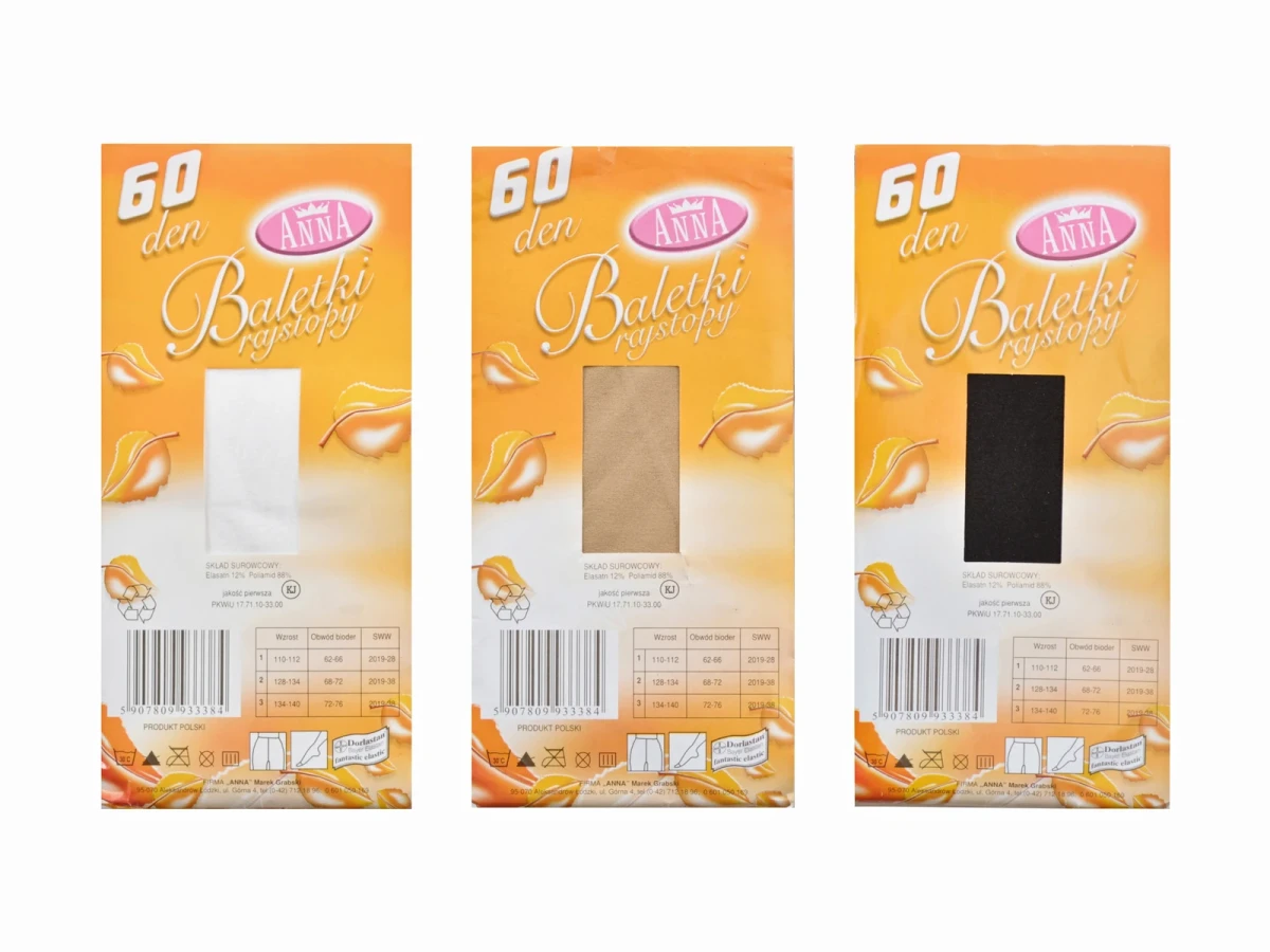 Колготи "BALLETKI" 60den (083), Білий, 88% мікрофібра, 12% дорластан