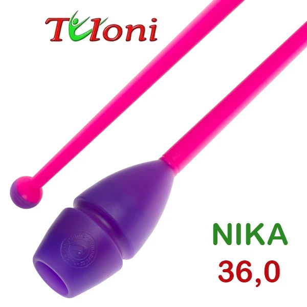 Tuloni Булави Nika, 36 см, Purple/Pink, Резина + пластик