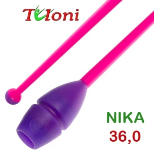 Tuloni Булави Nika, 36 см, Purple/Pink, Резина + пластик