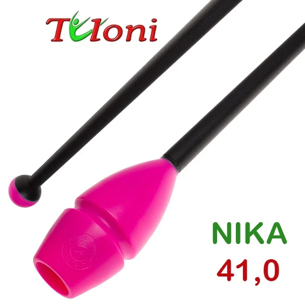 Tuloni Булави Nika, 41,0 см, Pink/Black, Резина + пластик