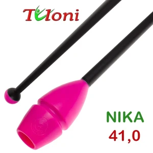 Tuloni Булави Nika, 41,0 см, Pink/Black, Резина + пластик